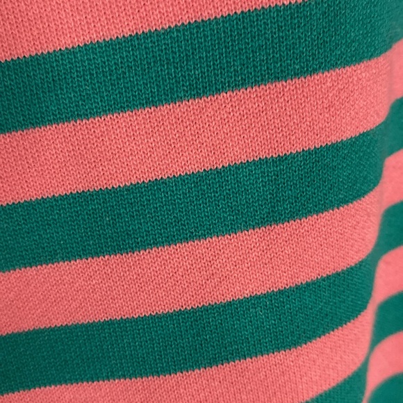 Striped Dropped Shoulder Crew Slouchy Pull Over Top Nwt. - Picture 9 of 11